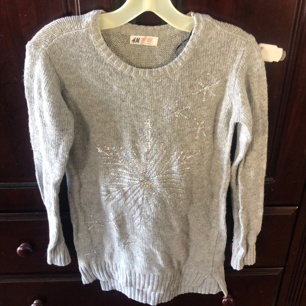 Girls winter holiday sweater